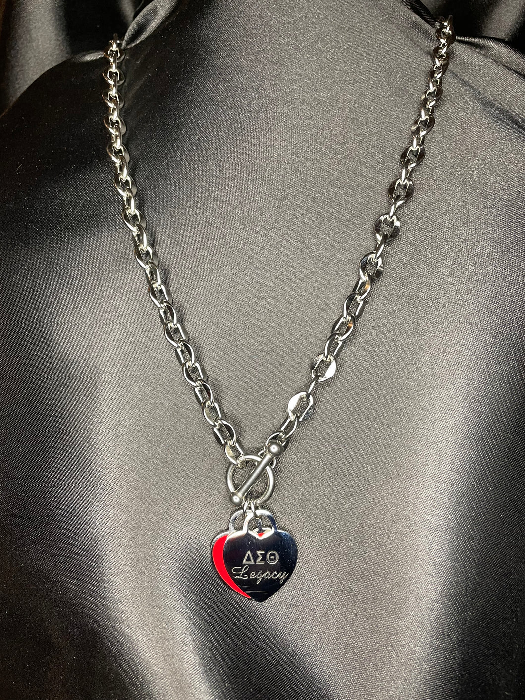 Delta Sigma Theta Legacy Set - Silver Tone