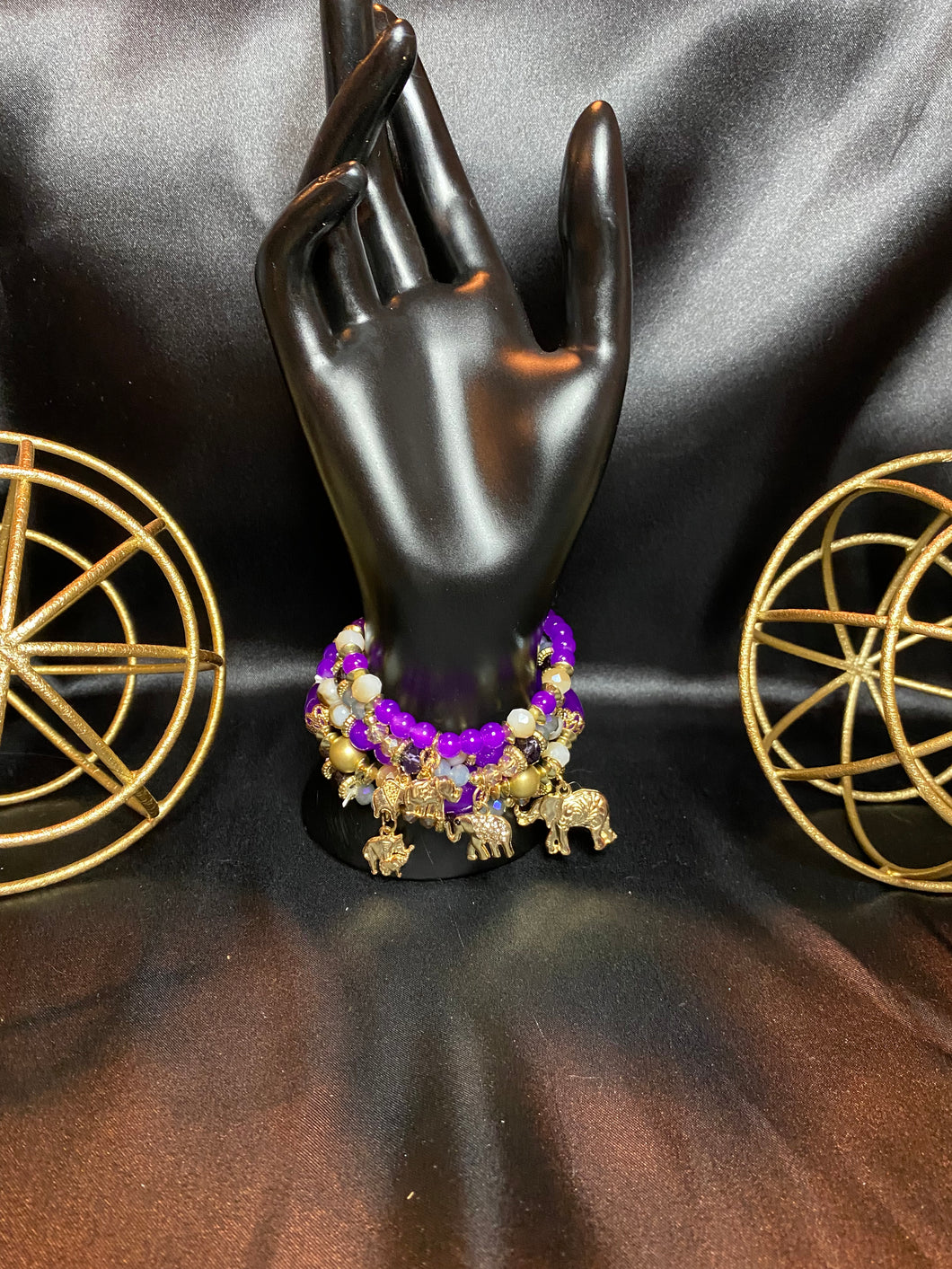 Purple elephants set