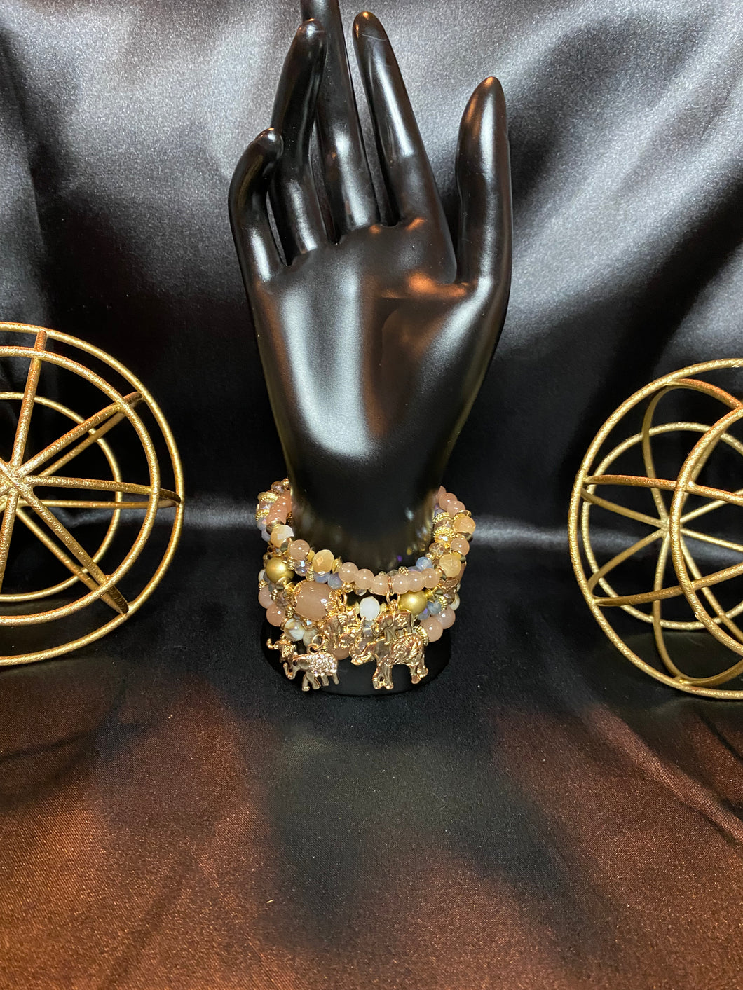 Nude elephants set