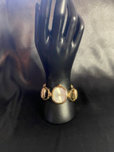 Load image into Gallery viewer, Gold tone pave barrel watch
