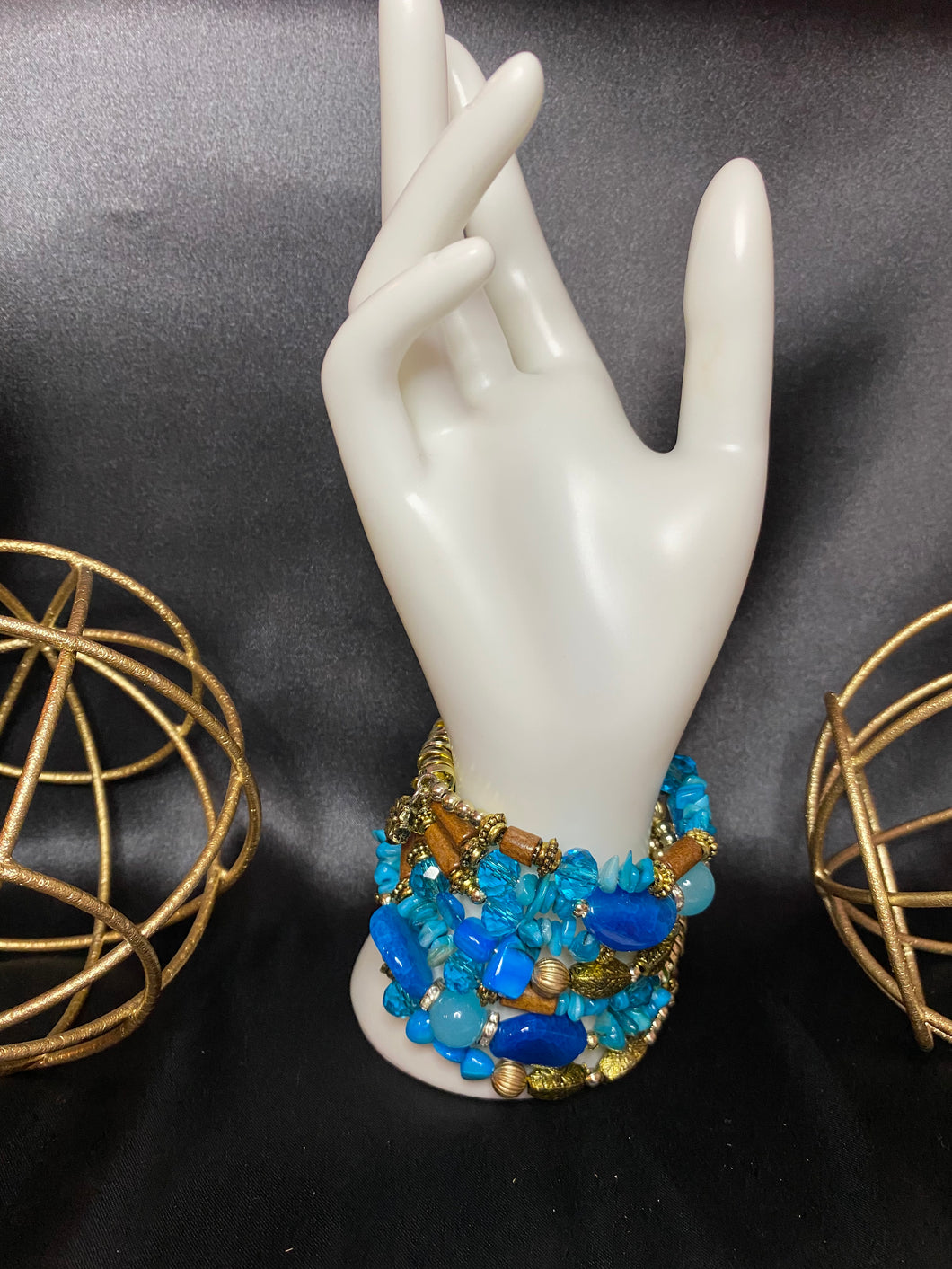 Blue Stone- Two wrap set