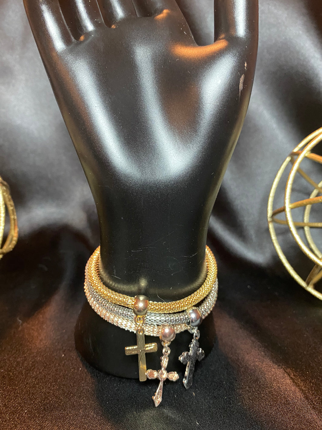 Tri colored crosses