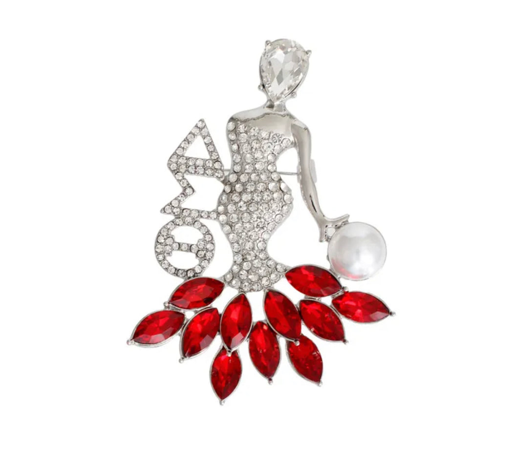Delta Sigma Theta brooch