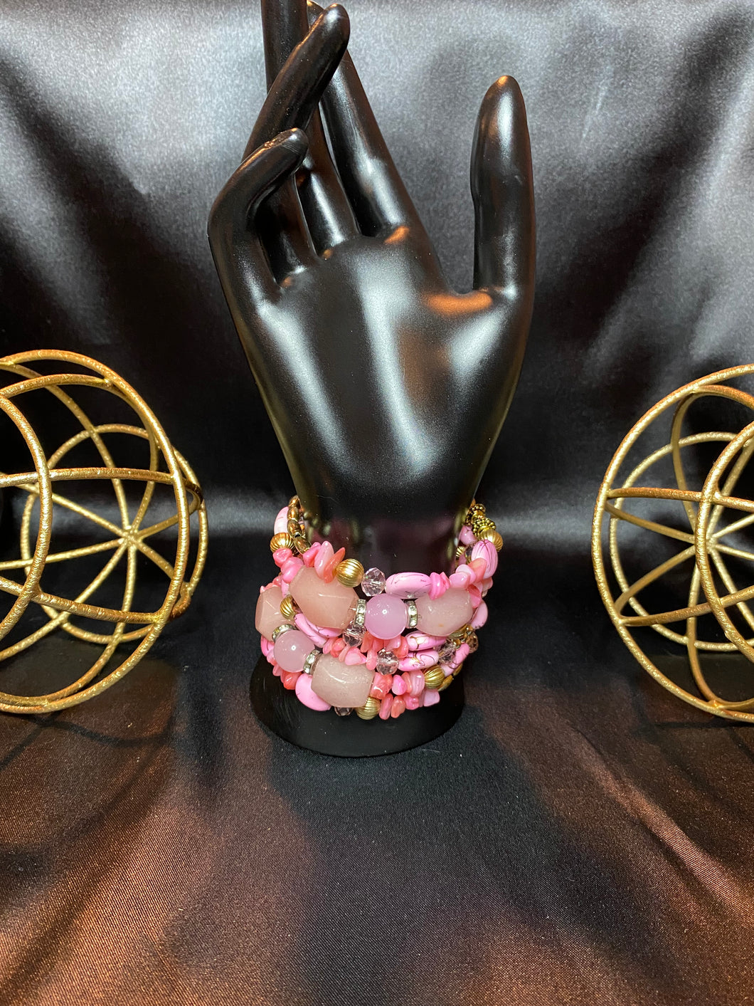 Pink Stone - Two wrap set