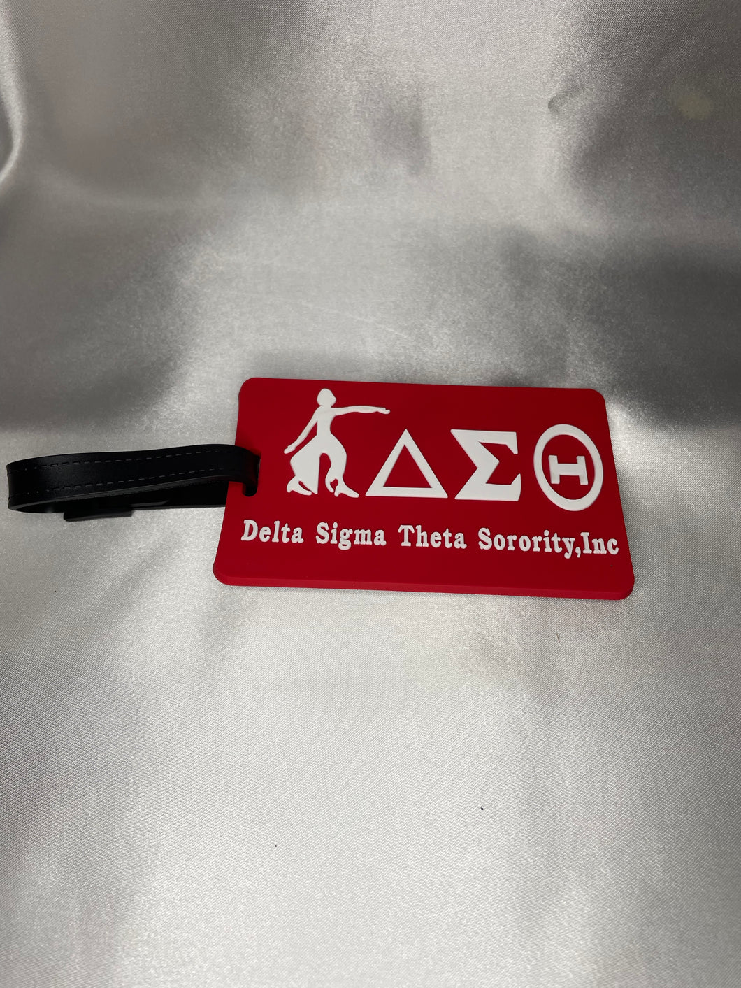 Delta Sigma Theta Luggage Tag - Acrylic