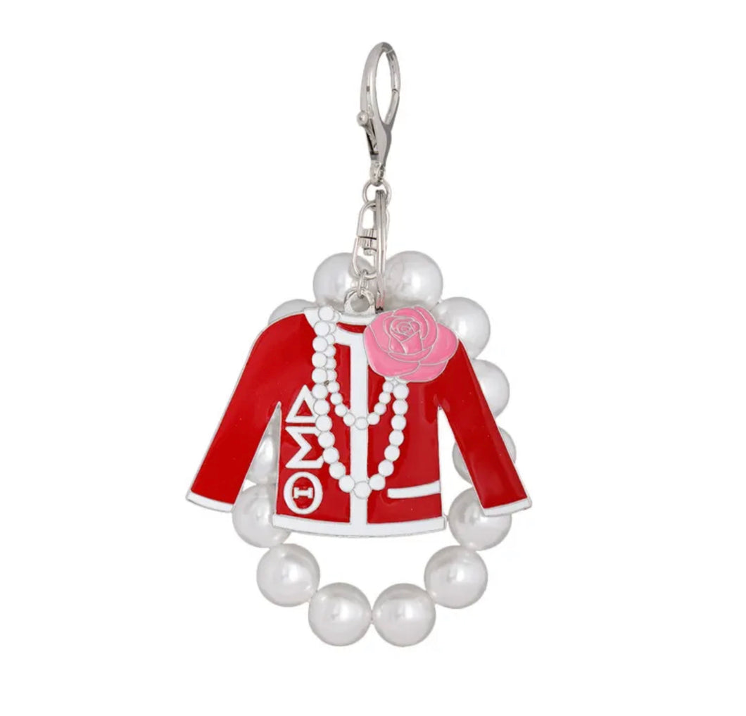 Delta Sigma Theta keychain