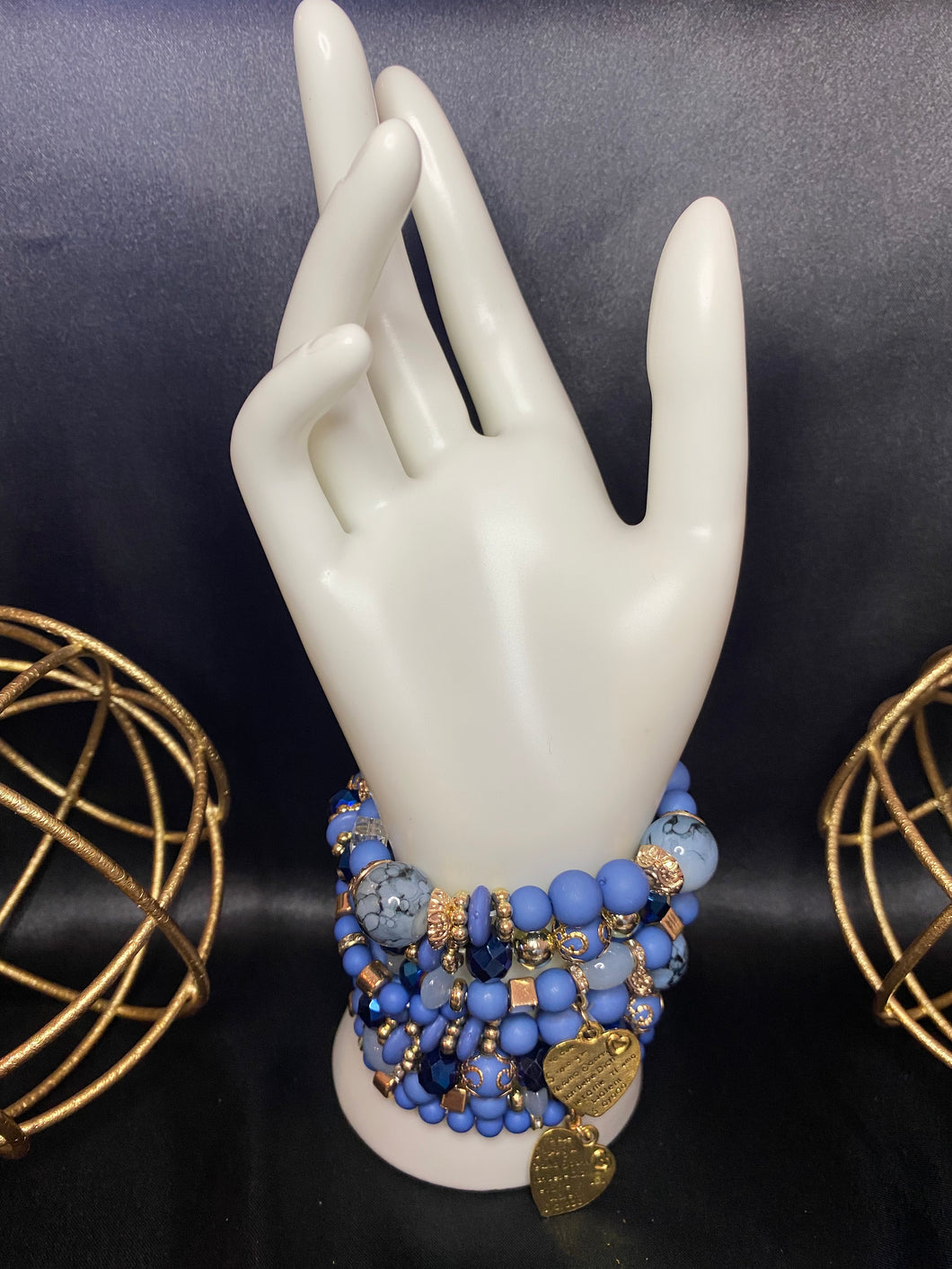 Medium Blue - set of 8